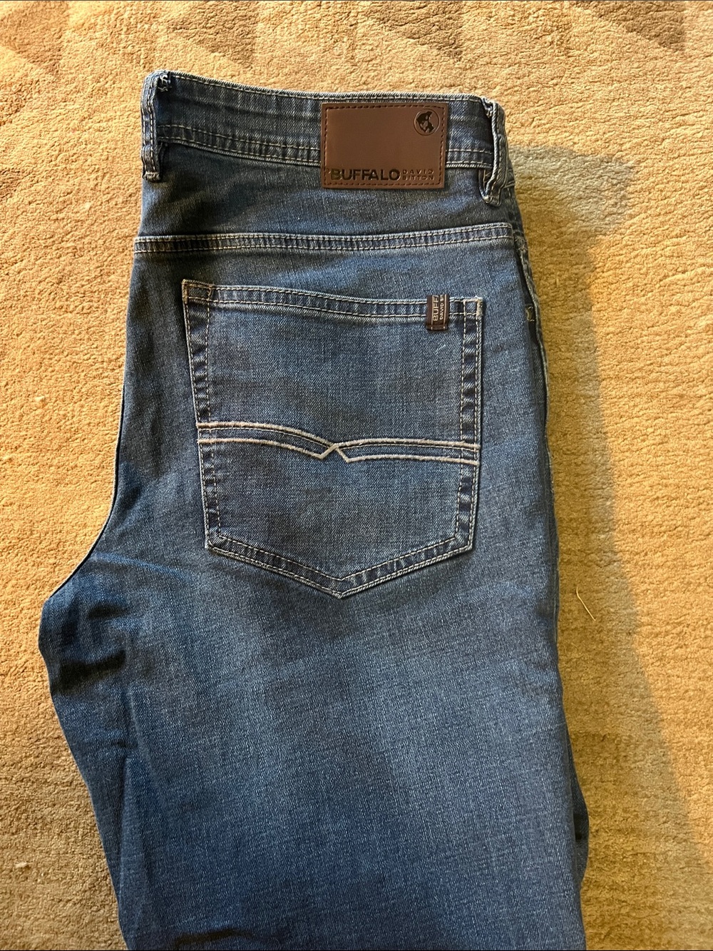 JACKSON Men's Navy Straight-Leg Jeans